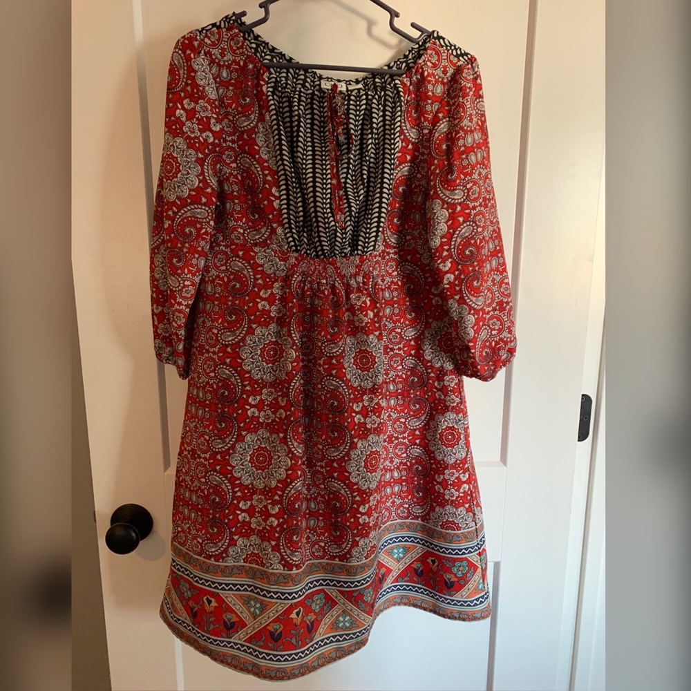 Boho Paisley Summer Dress